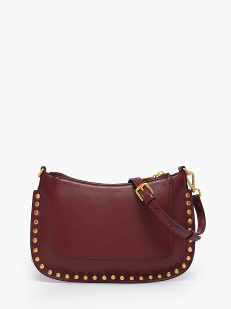 Sac Bandoulière Studs Laurent david Rouge ld bags 977 vue secondaire 3