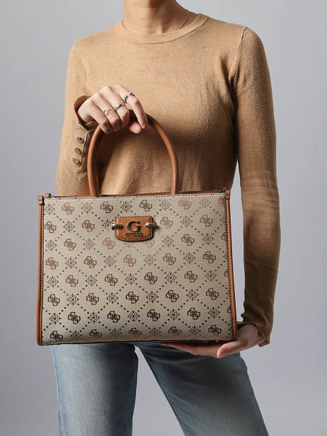 Sac Porté Main Neda Guess Marron neda JP965422 vue secondaire 1