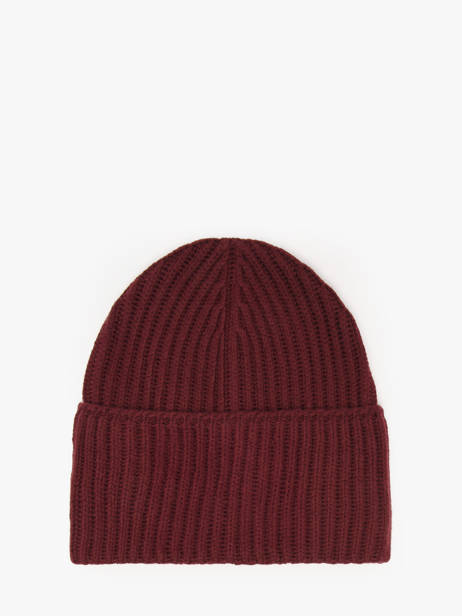 Bonnet Tommy hilfiger Rouge elevated AW17779 vue secondaire 2