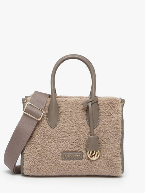 Sac Porté Main Sherpa David jones Marron sherpa CM7667