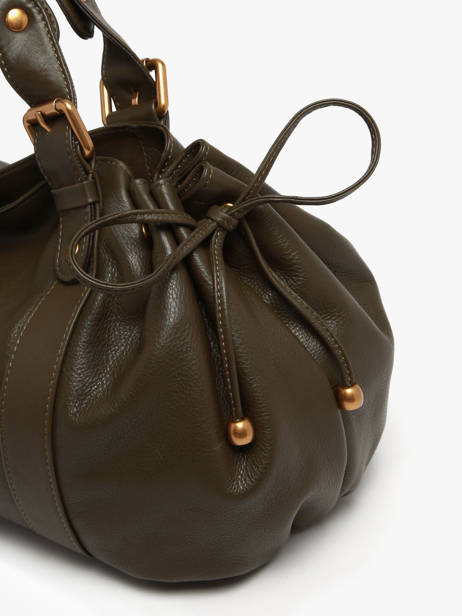 Sac 24h  Icone Cuir Gerard darel Vert icone DCS01410 vue secondaire 3