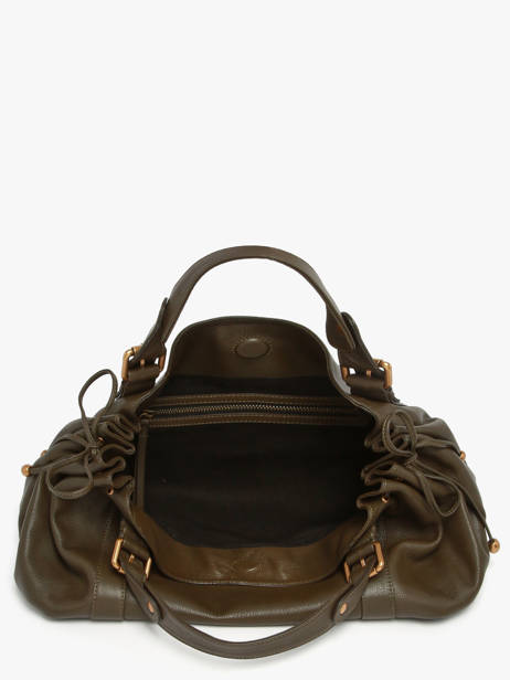 Sac 24h  Icone Cuir Gerard darel Vert icone DCS01410 vue secondaire 4
