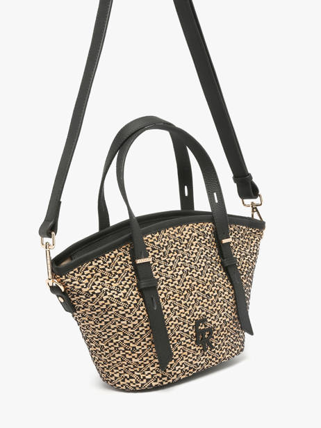 Sac Bandoulière Camargue Cuir Etrier Noir camargue ECAM168S vue secondaire 3