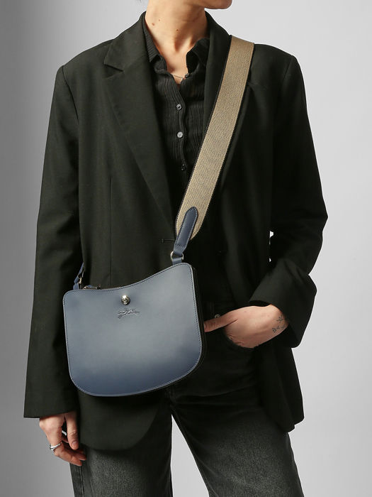 Longchamp Epure timeless Sacs porté travers Bleu