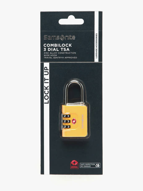 Cadenas Samsonite Jaune ta revolution 155577 vue secondaire 1