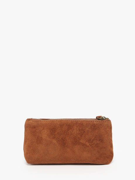 Trousse Velvet Cuir Milano Marron velvet VE22114 vue secondaire 2