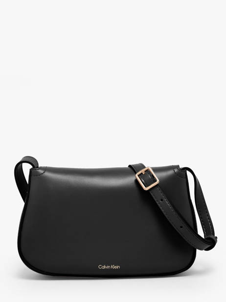 Sac Bandoulière Hardware Monogram Polyester Calvin klein jeans Noir hardware monogram 4F3421G vue secondaire 3