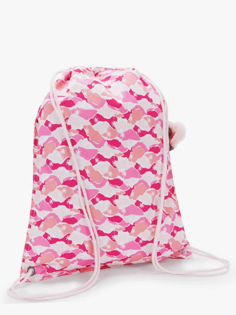 1 Compartment Gym Bag Kipling Pink back to school / pbg PBGI5637 other view 3