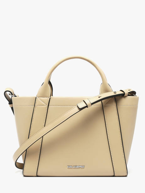 Sac Porté Main K/ville Cuir Karl lagerfeld Beige k ville B1W30067 vue secondaire 4