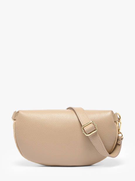 Sac Banane Milano Beige velvet caviar VC24111 vue secondaire 4