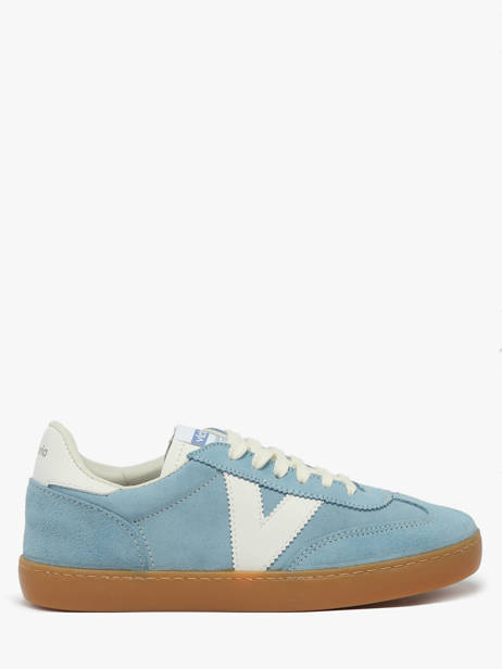 Sneakers En Cuir Victoria Bleu accessoires 1126212