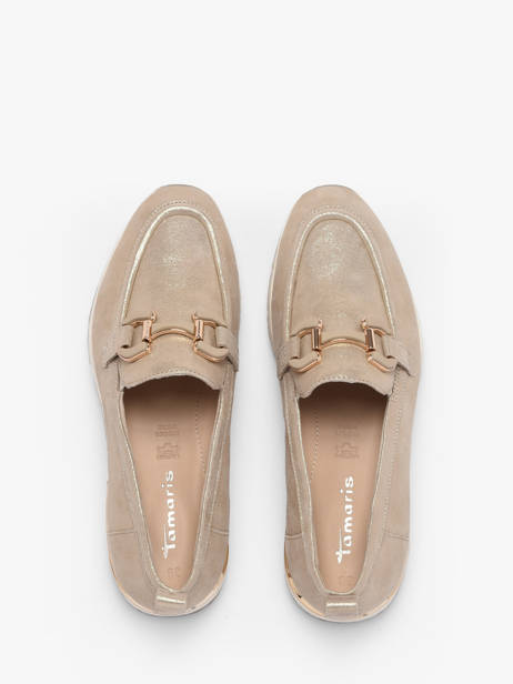 Mocassins En Cuir Tamaris Or women 45 vue secondaire 3