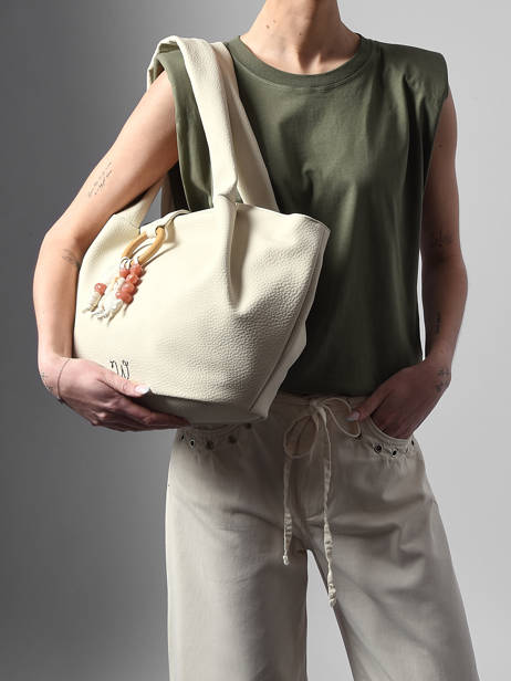 Sac Porté épaule Woomen Beige camomille pearl WCAE07 vue secondaire 1