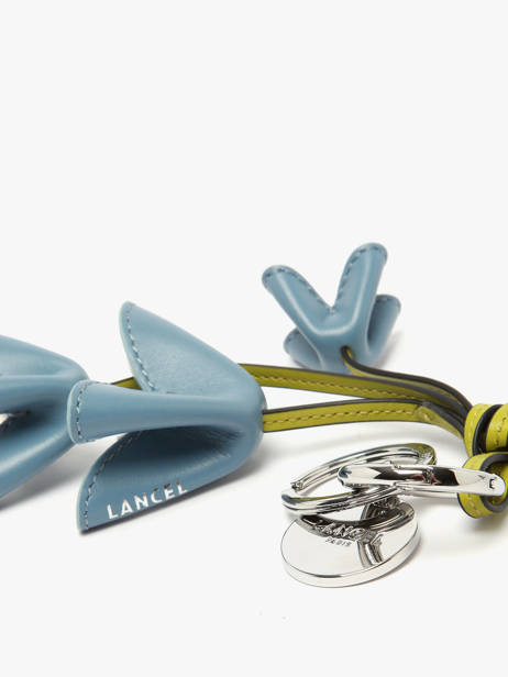 Bijou De Sac Tutti Fleuri Cuir Lancel Bleu charms A14117 vue secondaire 1