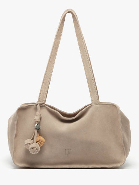 Sac Porté épaule Leather Biba Beige leather BLI1L