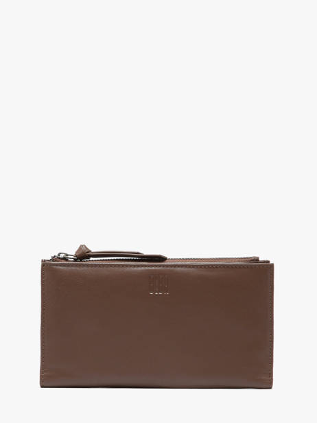 Portefeuille Cuir Biba Marron wallet VAW2L