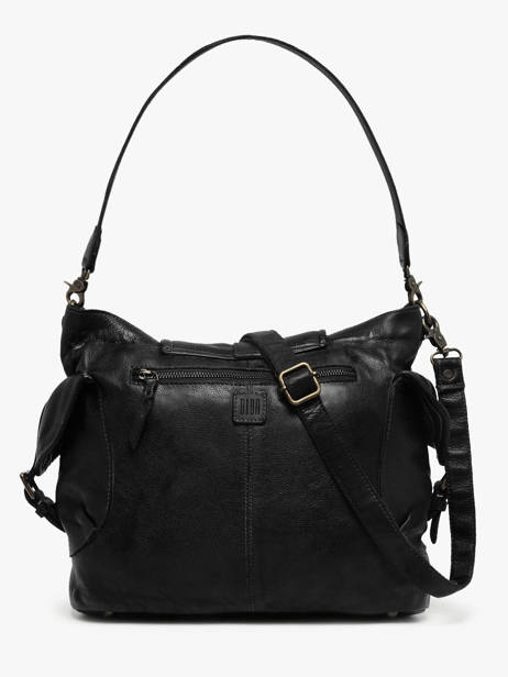 Sac Porté épaule Heritage Cuir Biba Noir heritage CLT1L vue secondaire 4