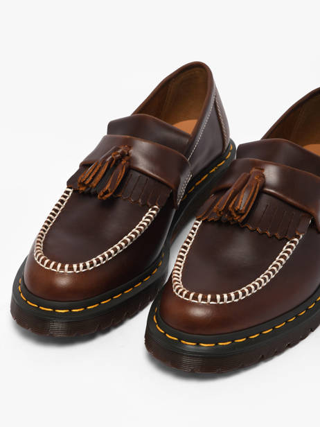 Mocassins Adrian En Cuir Dr martens Marron men 42849200 vue secondaire 2
