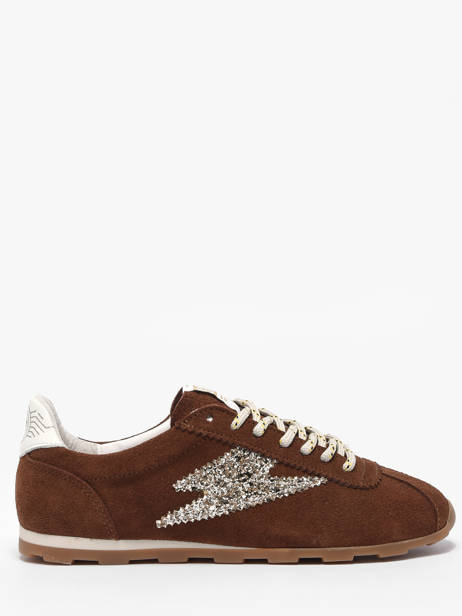 Sneakers Cassie En Cuir Semerdjian Marron women CASSI475