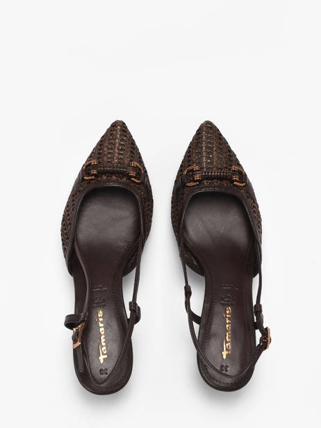 Escarpins Tamaris Marron accessoires 44 vue secondaire 4