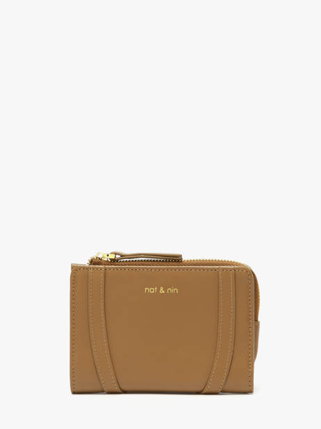 Portefeuille Roza Cuir Vintage Nat et nin Marron vintage ROZA