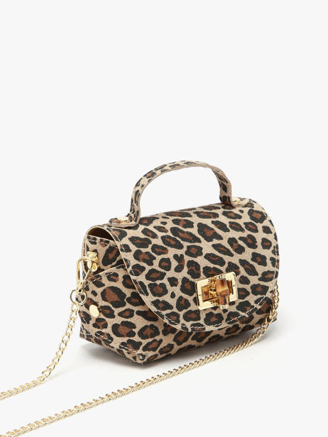 Sac Bandoulière Velvet Leopardo Milano Multicolore velvet leopardo VL24117 vue secondaire 2