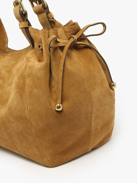 Sac Chiara Folk Cuir Gerard darel Jaune chiara DDS84407 vue secondaire 5