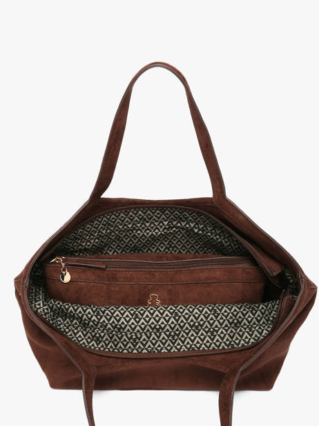 Sac Porté Main Identite Lulu castagnette Marron identite D vue secondaire 3