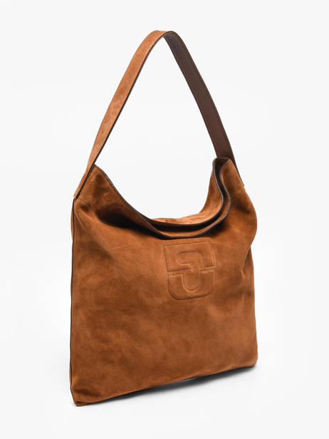 Sac  Folk Lady Cuir Gerard darel Marron folk lady DDS72407 vue secondaire 2