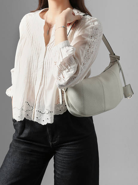 Sac Hobo Zippé M Victoire Cuir Lancel Blanc victoire A13993 vue secondaire 1