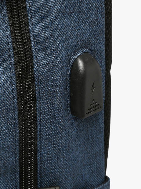 Sac à Dos Business David jones Bleu business PC037A vue secondaire 2