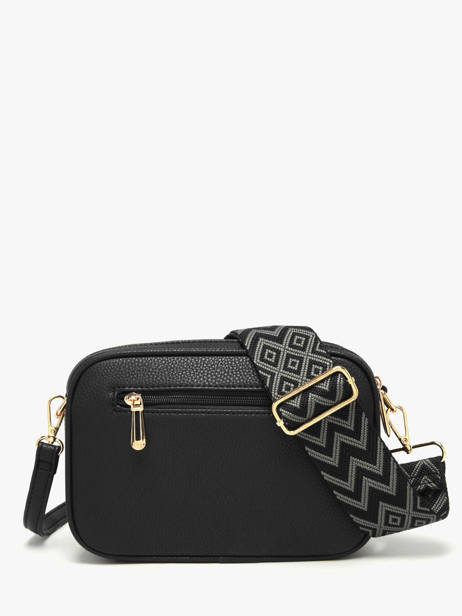 Sac Bandoulière Grained Miniprix Noir grained F6967OR vue secondaire 3