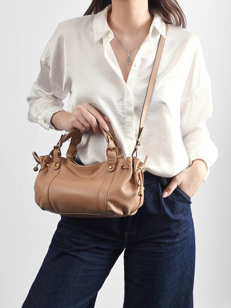 Sac Icone  12h Cuir Gerard darel Beige icone DDS73410 vue secondaire 1