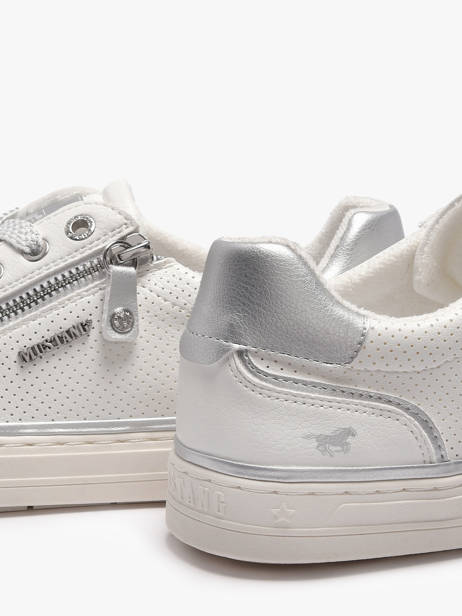 Sneakers Mustang Blanc women M0032006 vue secondaire 2
