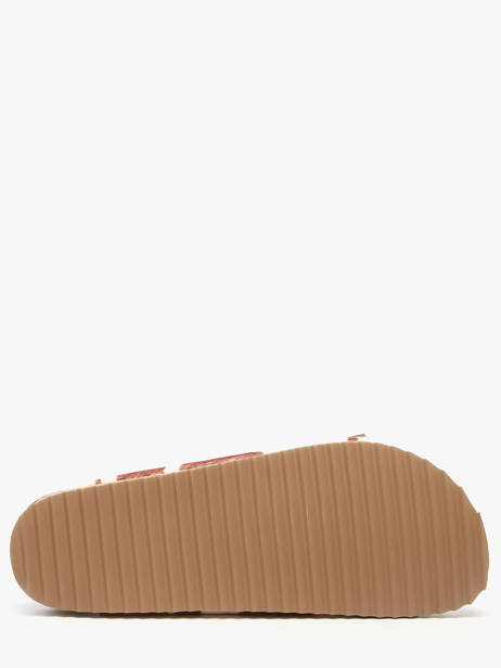 Sandales En Cuir Colors of california Marron accessoires HCBIO502 vue secondaire 4