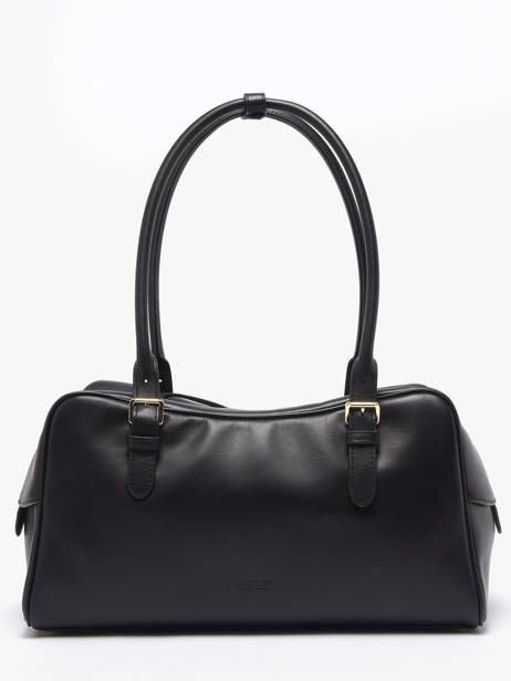 Sac Porté épaule Dryden Cuir Lauren ralph lauren Noir dryden 31P06068 vue secondaire 4