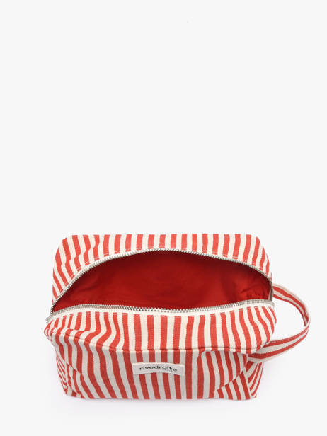 Trousse De Toilette Rivedroite Rouge spring striped TOUXLSTR vue secondaire 1