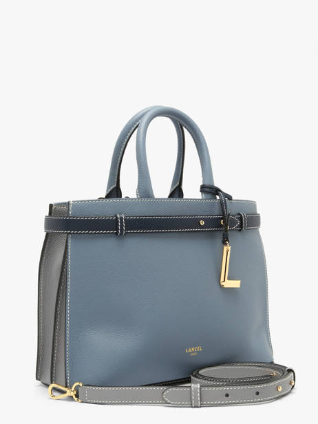 Sac Porté Main Faubourg Cuir Lancel Bleu faubourg A13548 vue secondaire 1