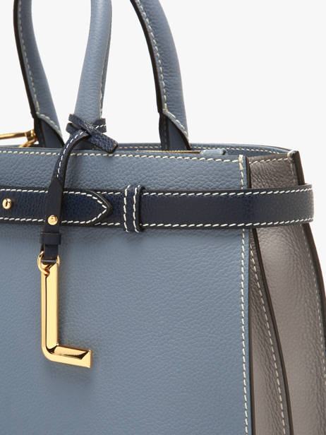Sac Porté Main Faubourg Cuir Lancel Bleu faubourg A13548 vue secondaire 2