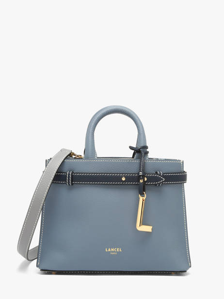 Sac Porté Main Faubourg Cuir Lancel Bleu faubourg A13547