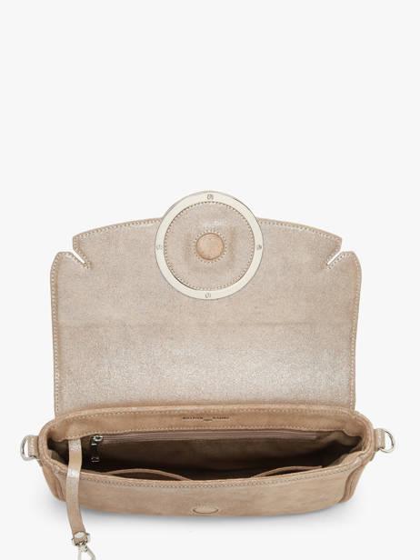 Sac Porté épaule Ginkgo Nathan baume Beige ginkgo 7GT vue secondaire 3