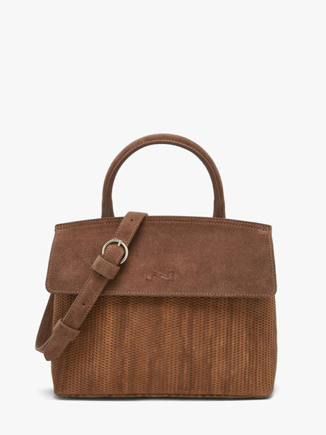 Sac Bandoulière Nathan Nathan baume Marron nathan 18TX