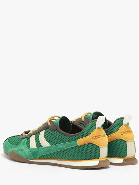 Sneakers In Leather Coolway Green men 8663808 other view 3