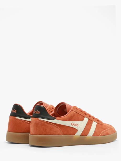 Sneakers In Leather Gola Orange men CMB735UH other view 3