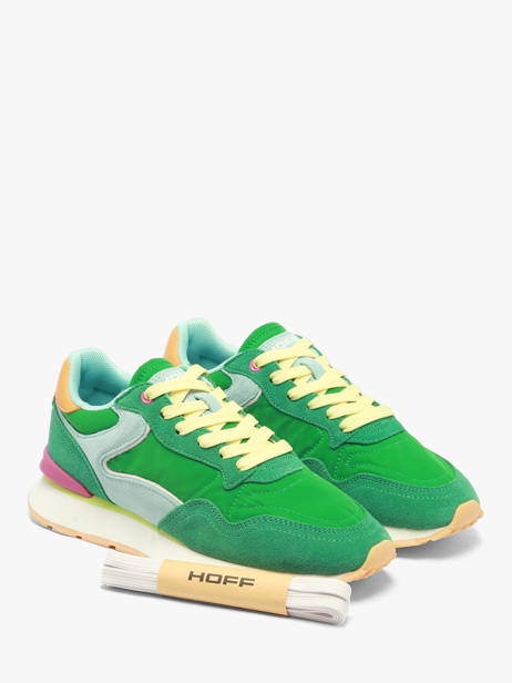 Sneakers In Leather Hoff Green women 12602014 other view 1