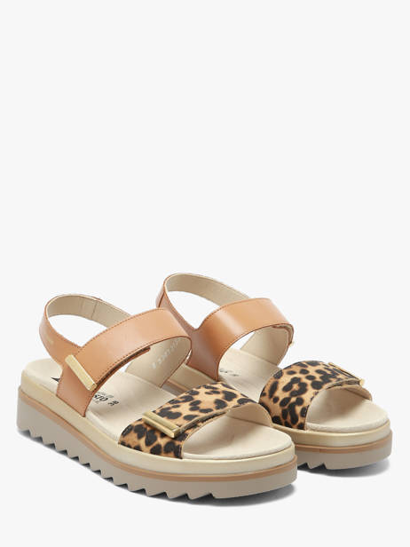 Sandals In Leather Mephisto Brown women P5148854 other view 1