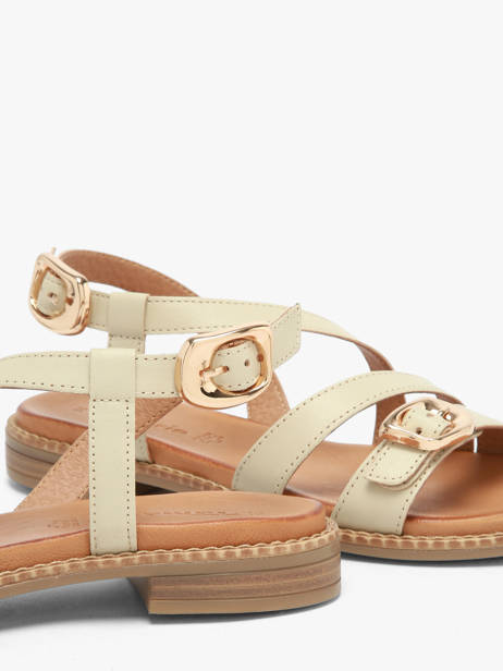 Sandales En Cuir Tamaris Beige accessoires 46 vue secondaire 2