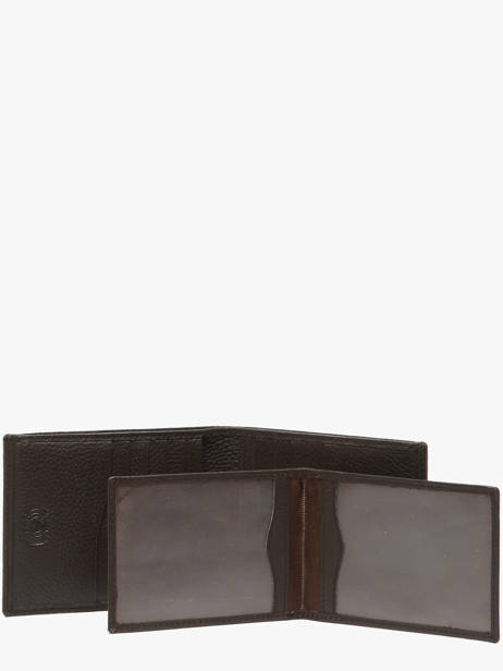 Wallet Caviar Leather Crinkles Brown caviar 14124 other view 2