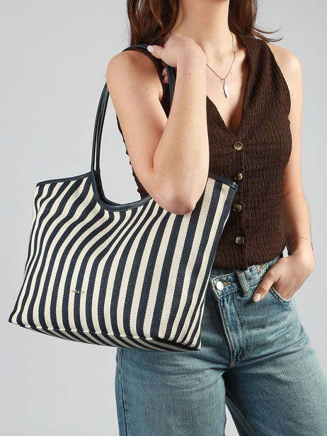 Sac Porté épaule Rayure Nat et nin Bleu rayure RY vue secondaire 1