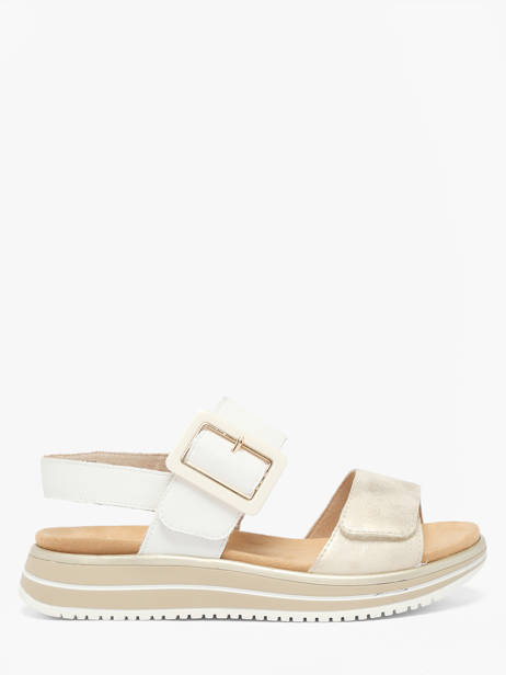 Sandals In Leather Remonte White women 80